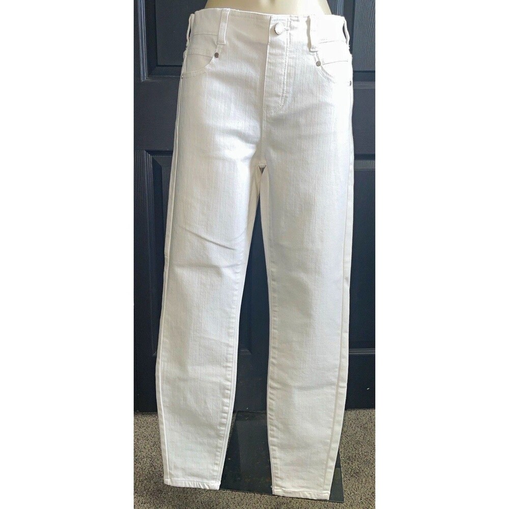 Liverpool Los Angeles White The Skinny Crop Jean Size 0/25 Quiet Luxury Chic